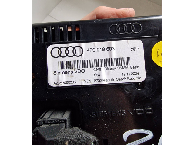 Дисплей 4F0919603, 17112004 Audi A6 S6 C6 4F