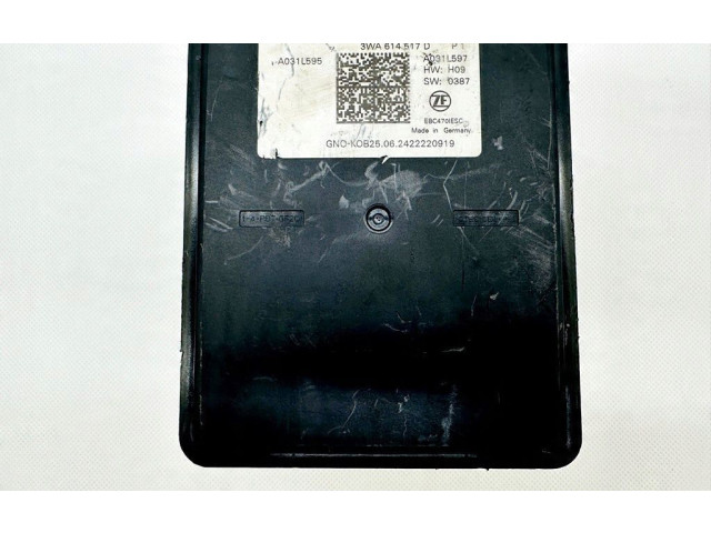 Блок АБС 3WA614517AK Volkswagen Golf VII 2013 - 2019 года