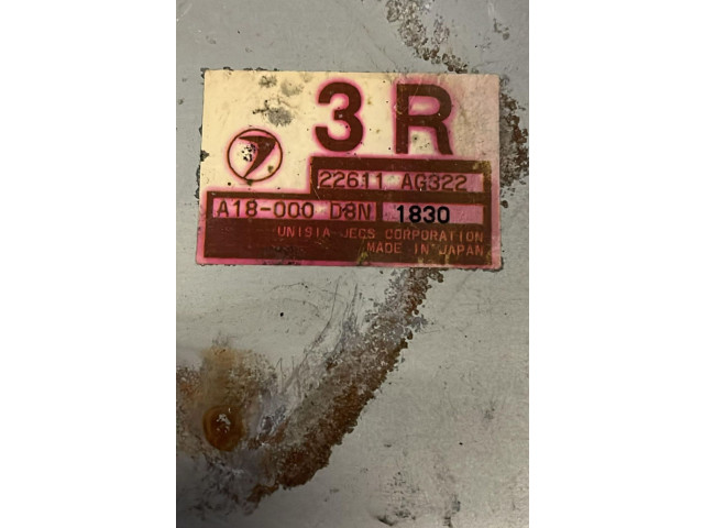 Блок управления двигателя 22611AG322, 22611AG322 Subaru Forester SF