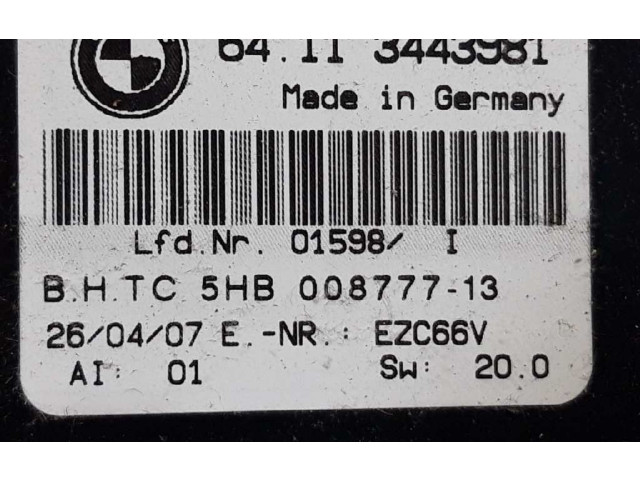 Блок управления климат-контролем 64113443981, 5HB00877713 BMW X3 E83