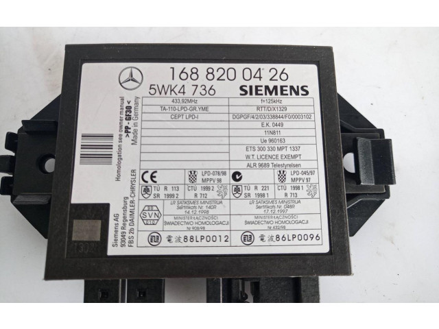 Блок управления двигателя 1688200426 Mercedes-Benz A W168