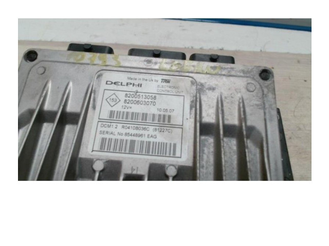 Блок управления двигателя 8201023847, 8201023847 Dacia Logan I