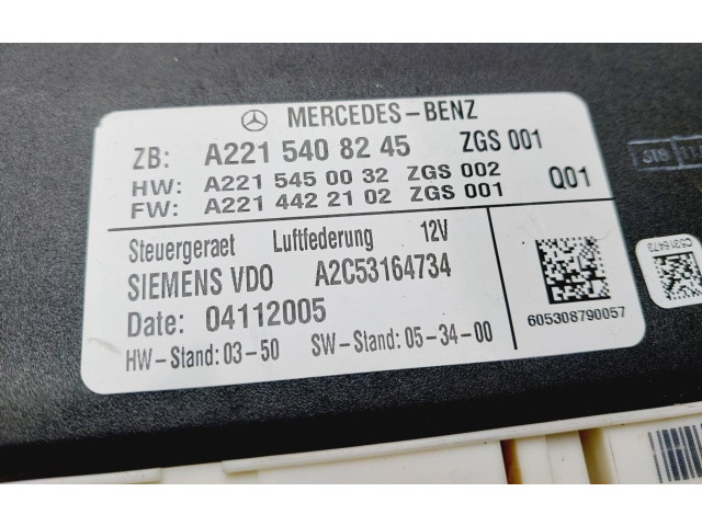 Zpětné zrcátko Mercedes-Benz S W221 2006 A2215408245