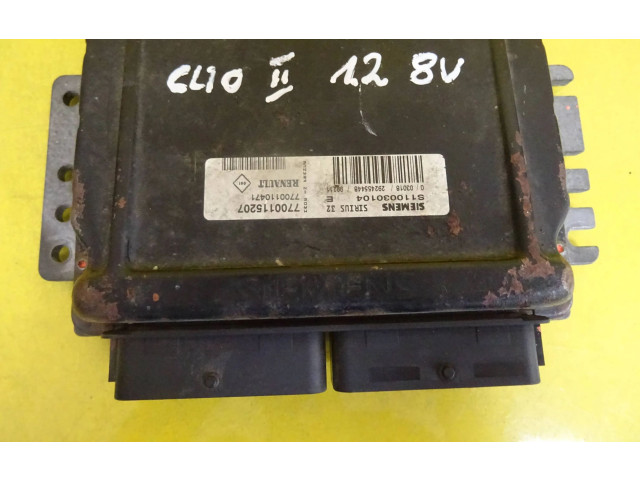 Блок управления S110030104, 7700115207   Renault Clio II