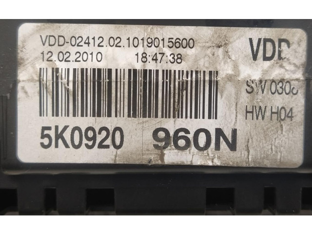 Панель приборов 5K0920960N Volkswagen Golf VI