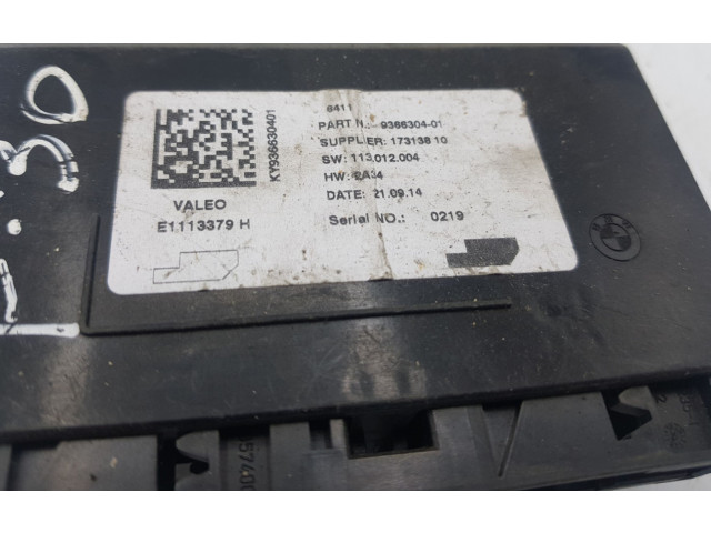 Блок управления климат-контролем 9366304, 936630401   BMW 3 F30 F35 F31