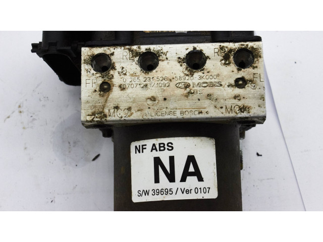 Блок ABS 0265800583, 589203K000 Hyundai Sonata