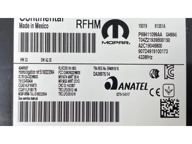 Блок управления P68411099AA Jeep Compass