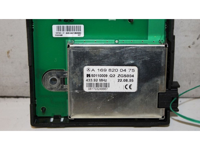 Блок комфорта A1698200475, A1698200475   Mercedes-Benz A W169   