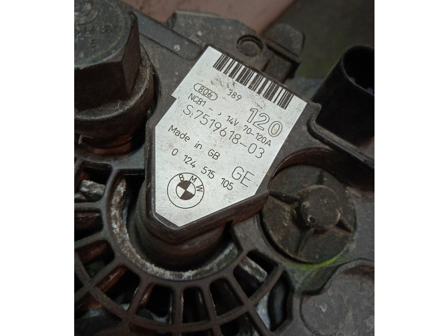 Генератор 7519618-03, 0124515105 BMW Z4 E85 E86