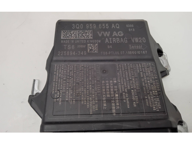 Блок подушек безопасности 3Q0959655AQ, 225894349 Skoda Octavia Mk3 (5E)