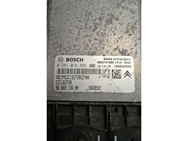 Блок управления двигателя 9663757980, 9666913680   Citroen C-Crosser