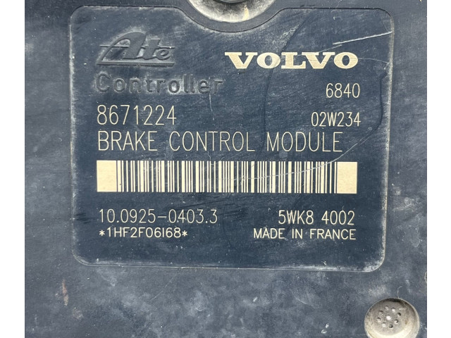 Jednotka ABS 8671224, 08671223 Volvo S80 2002