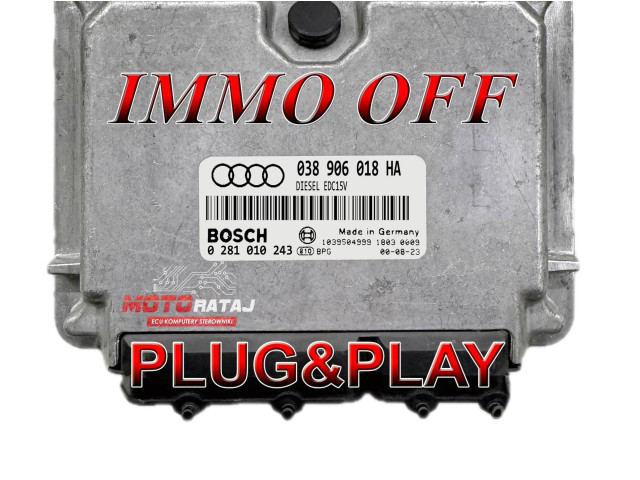 Блок управления двигателя 038906018HA, 1039S04999   Volkswagen New Beetle