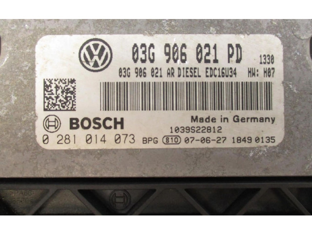 Řídící jednotka 03G906021PD Volkswagen Caddy