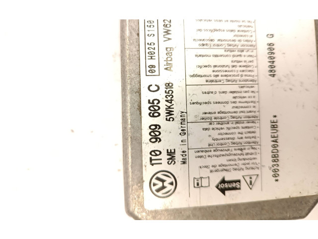 Блок подушек безопасности 1T0909605C, 5WK43518   Volkswagen Touran I