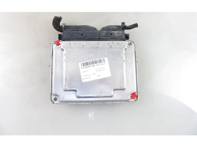 Блок управления двигателя 0281011077, 038906019DL Skoda Octavia Mk1 (1U)