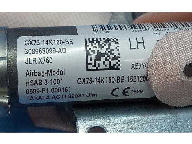 Подушка безопасности водителя GX73-043B13-AD Jaguar XE