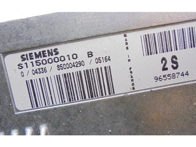 Блок управления двигателем Блок управления 96558744, 96558744 Chevrolet Matiz