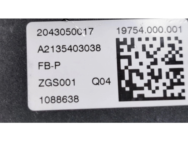 Блок предохранителей  A2135403038, 2043050017   Mercedes-Benz EQC    