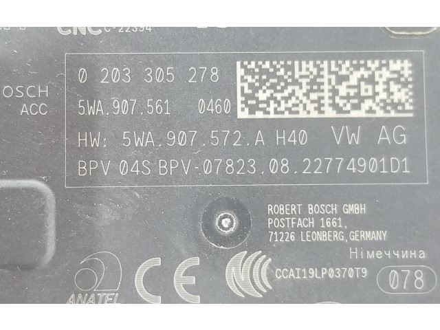 Блок управления 5WA907572A, 5WA907561   Cupra Leon