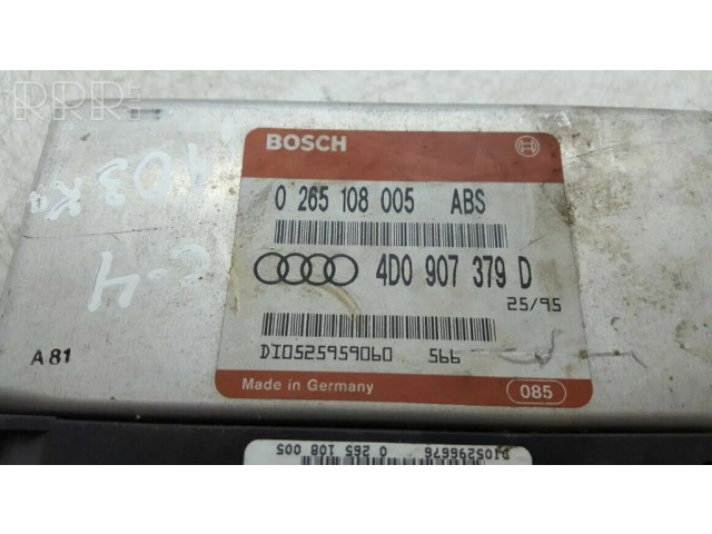 Блок управления АБС 4d0907379d, 0265108005   Audi 100 S4 C4