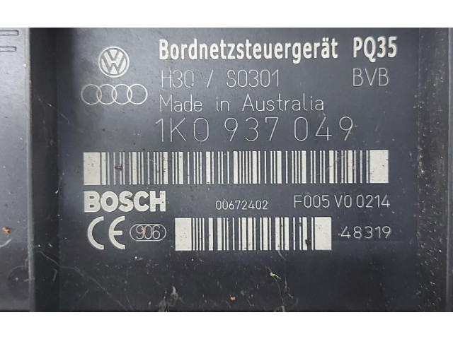   Pojistková skříňka 1K0937049   Volkswagen Caddy 