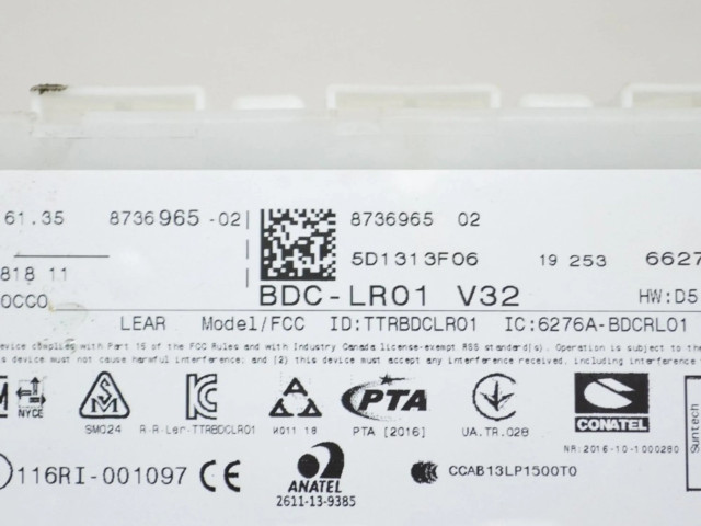 Блок комфорта 8736965, 6276ABDCRL01 BMW i3