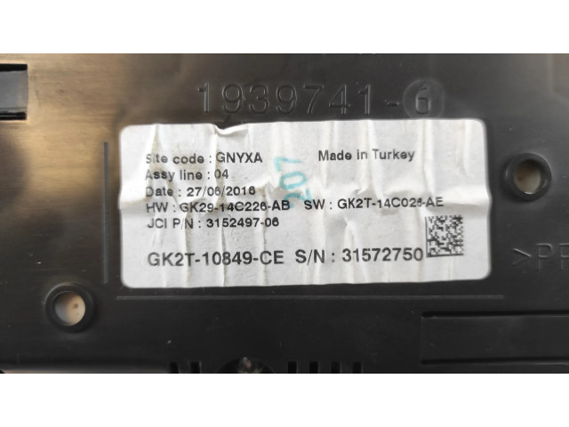 Панель приборов GK2T10849CE, GK2914C226AB Ford Transit Custom