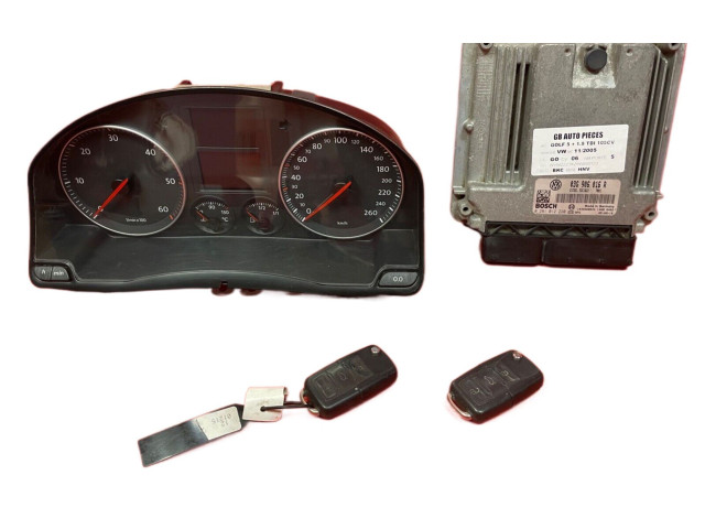 Комплект блоков управления 0281012220, 03G906016R   Volkswagen Golf Plus