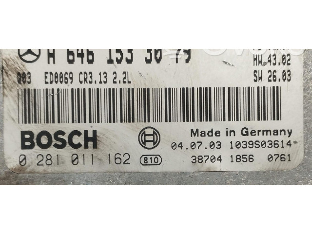 Řídící jednotka A6461533079, A6461533079 Mercedes-Benz C W203 2004
