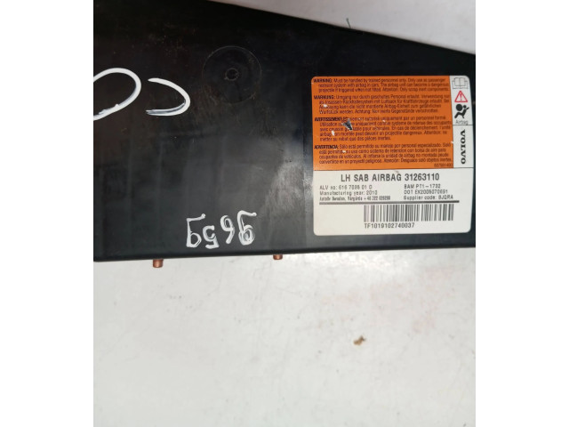 Подушка безопасности в сиденье 31263110, 607561400 Volvo S60