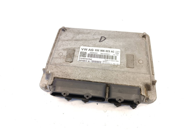 Блок управления двигателя 03E906023AC, 5WP4091205 Skoda Fabia Mk2 (5J)