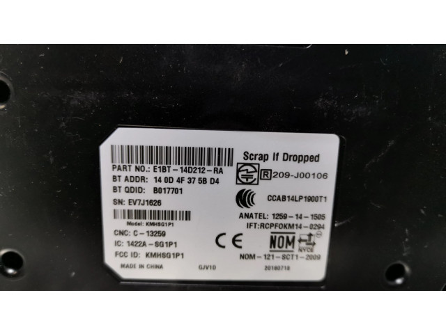 Блок управления E1BT14D212RA Ford Ecosport