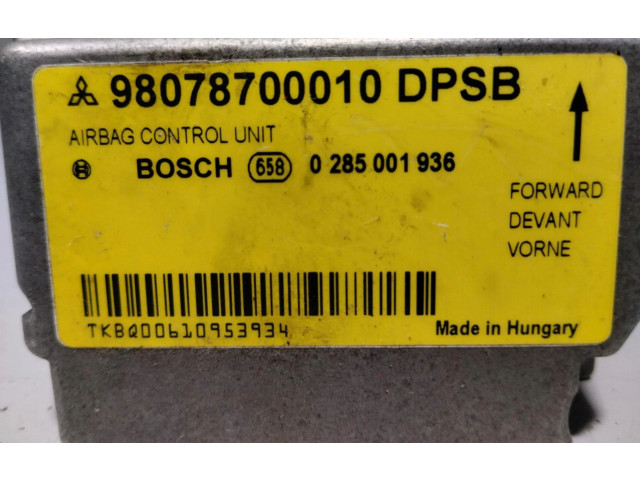 Блок подушек безопасности 98078700010 Mitsubishi Colt CZ3
