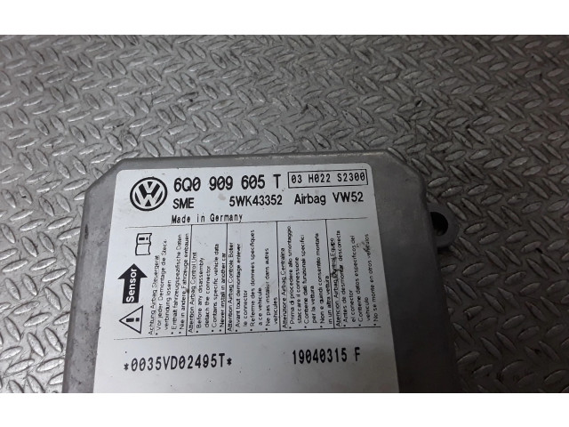 Блок подушек безопасности 6Q0909605T Volkswagen Caddy