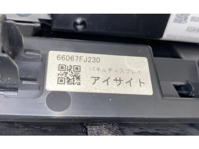 Дисплей    66067FJ230, 85261SG   Subaru Forester SJ