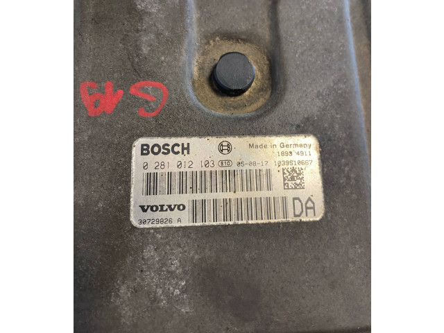 Блок управления двигателя 30729826A, 18934911 Volvo S60