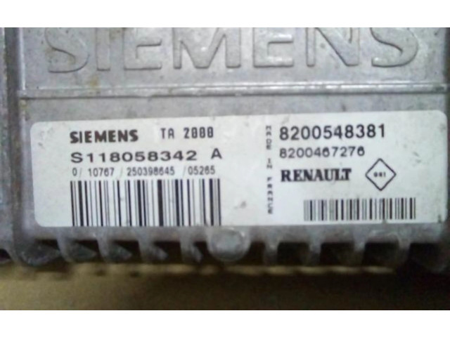 Блок управления коробки передач S118058342   Renault Clio III    