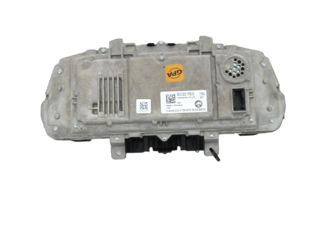 Панель приборов 5E3920770C, W0-0344G Skoda Octavia Mk4