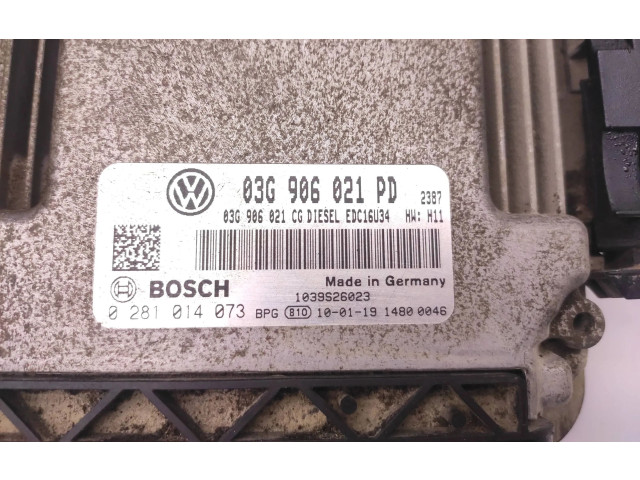 Řídící jednotka 03G906021PD, 03G906021CG Volkswagen Caddy 2008