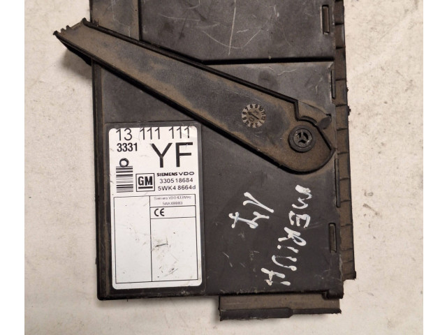 Блок комфорта 5WK48883, 330518684 Opel Meriva A
