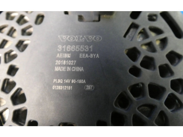 Генератор 31665531, 20181027 Volvo XC40