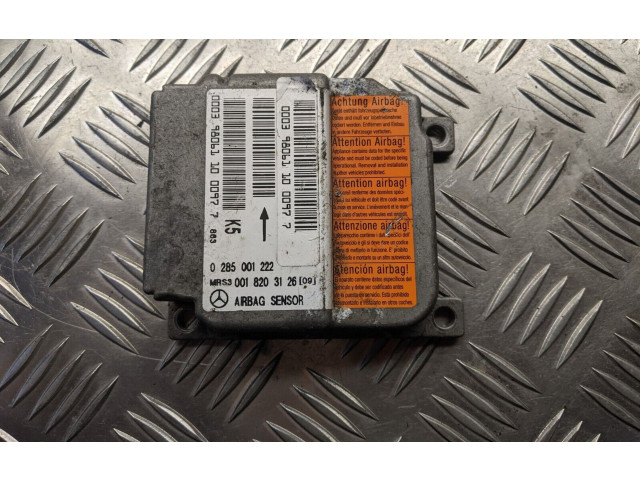 Блок подушек безопасности 0018203126, 0285001222   Mercedes-Benz A W168