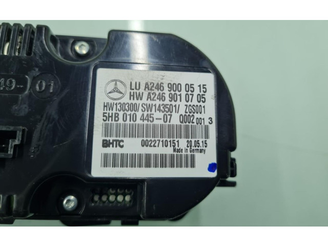 Блок управления климат-контролем A2469000515   Mercedes-Benz CLA C117 X117 W117