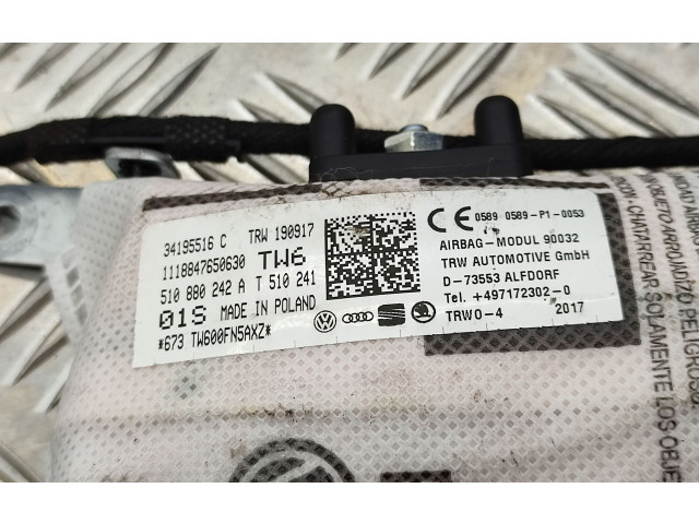 Подушка безопасности в сиденье 510880242A Volkswagen Golf Sportsvan