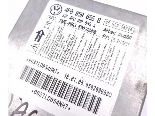 Блок подушек безопасности 4F0959655B, 4F0910655A   Audi A6 S6 C6 4F