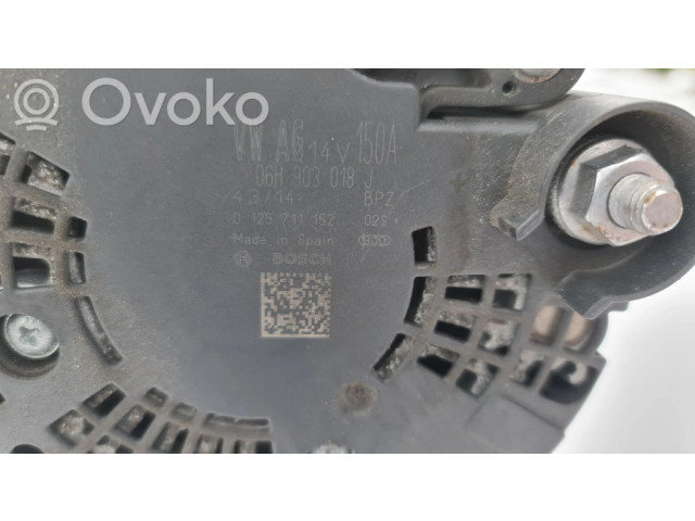 Генератор 06H903018J, 0125711152 Audi A5 8T 8F 1.8