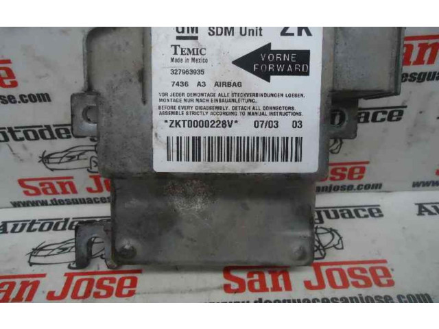 Блок подушек безопасности ZKT0000228V   Opel Meriva A