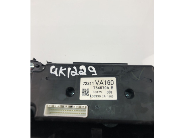 Блок управления климат-контролем 72311VA160, UK1229   Subaru Levorg